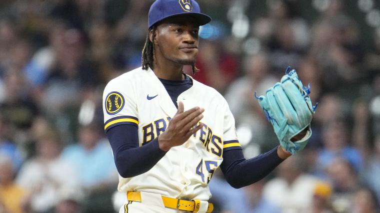 Milwaukee Brewers pitcher Abner Uribe suspended after hitting WWE-style crotch-chop as strikeout celebration