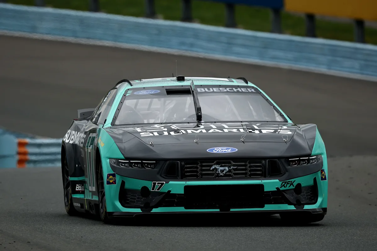 NASCAR reveals status of Chris Buescher's No. 17 car at R&D Center
