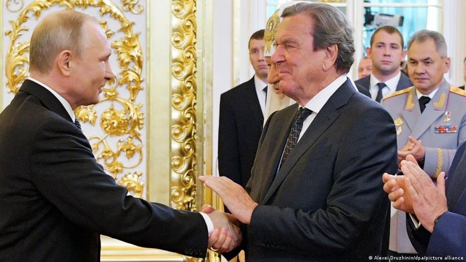 'No comment' after Schröder named by Putin for Ukraine talks