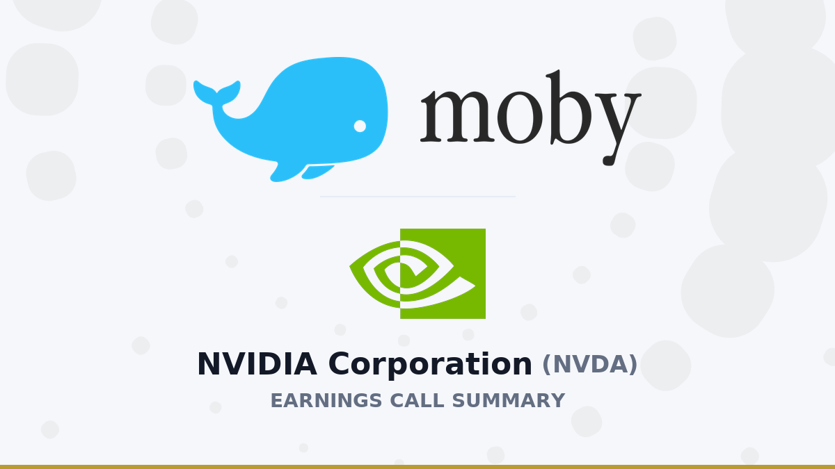 NVIDIA Corporation Q1 2027 Earnings Call Summary
