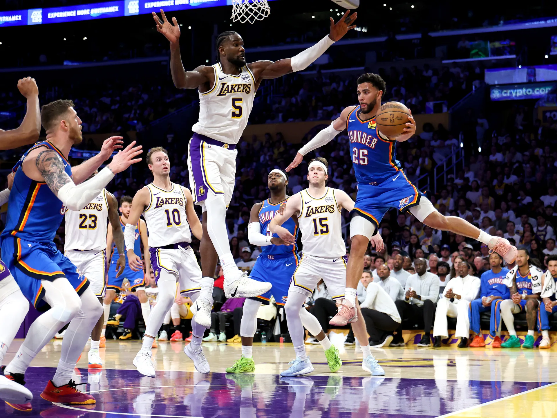 OKC Thunder bury LA Lakers to take 3-0 NBA Playoff series lead