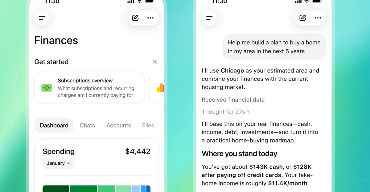 OpenAI now wants ChatGPT to access your bank accounts