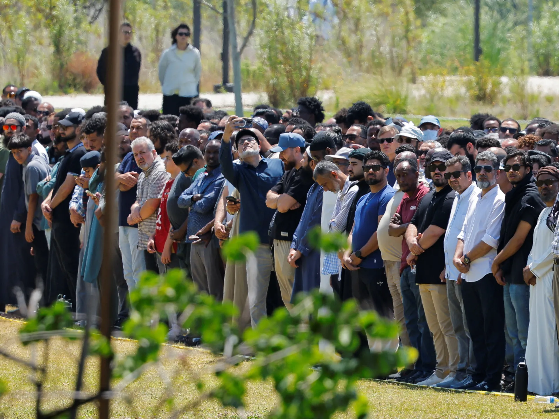 Over 2,000 gather in San Diego to mourn three men killed in mosque attack
