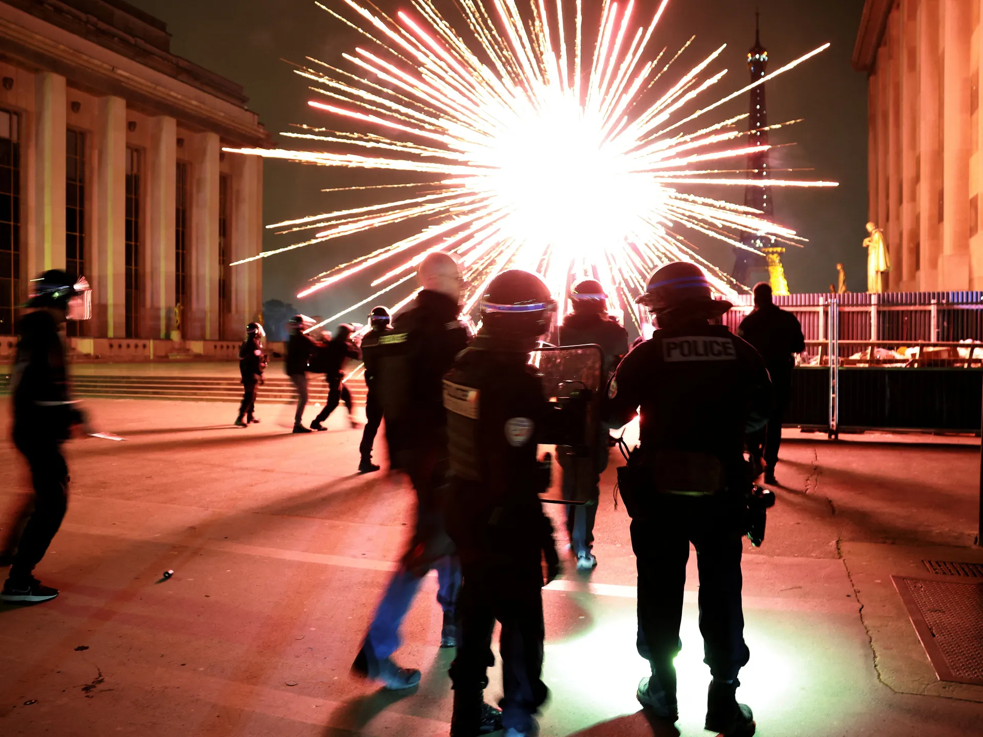 PSG’s Champions League win marred by night of violence and riots in Paris