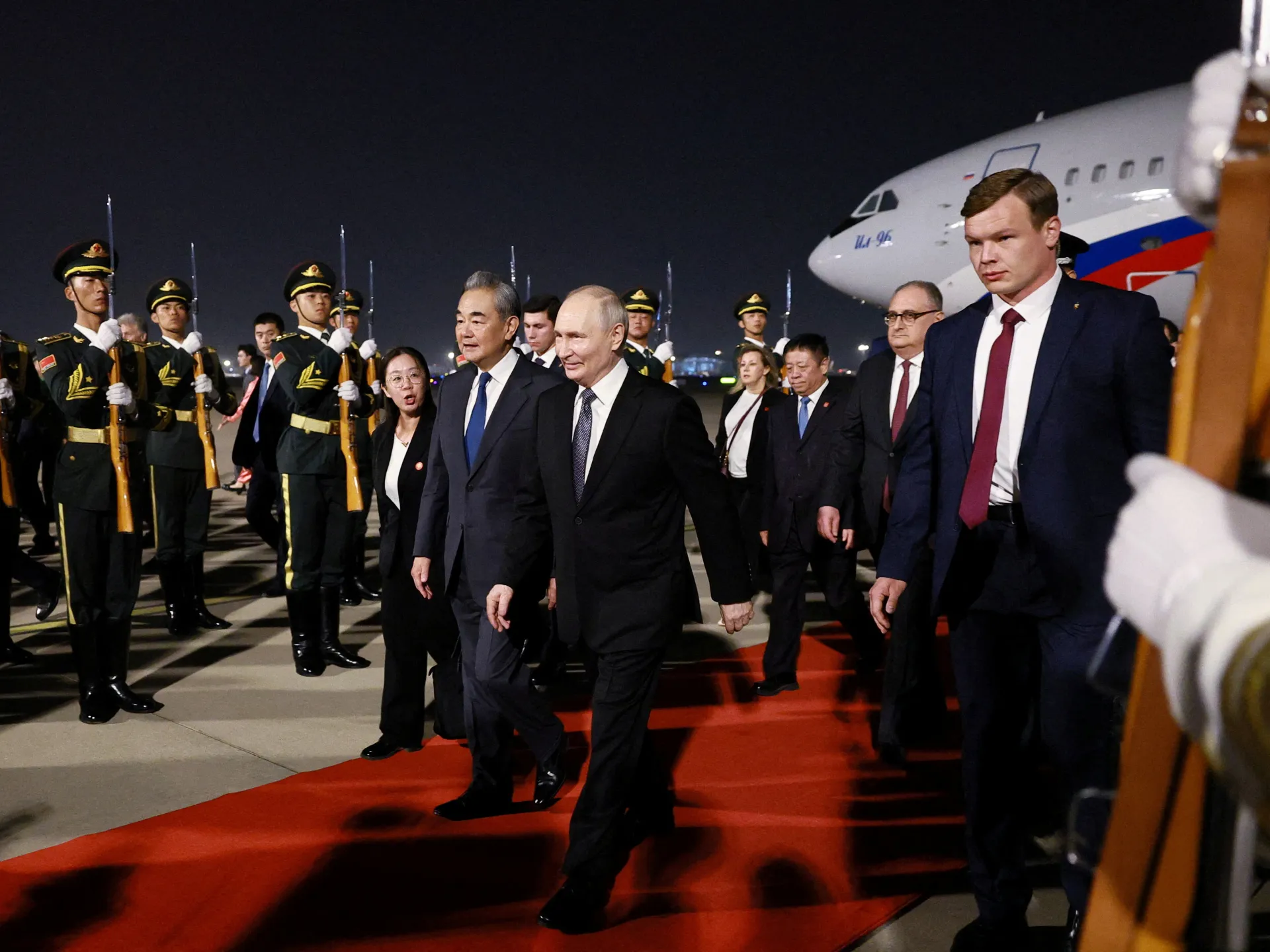 Putin arrives in China for talks with Chinese leader Xi Jinping