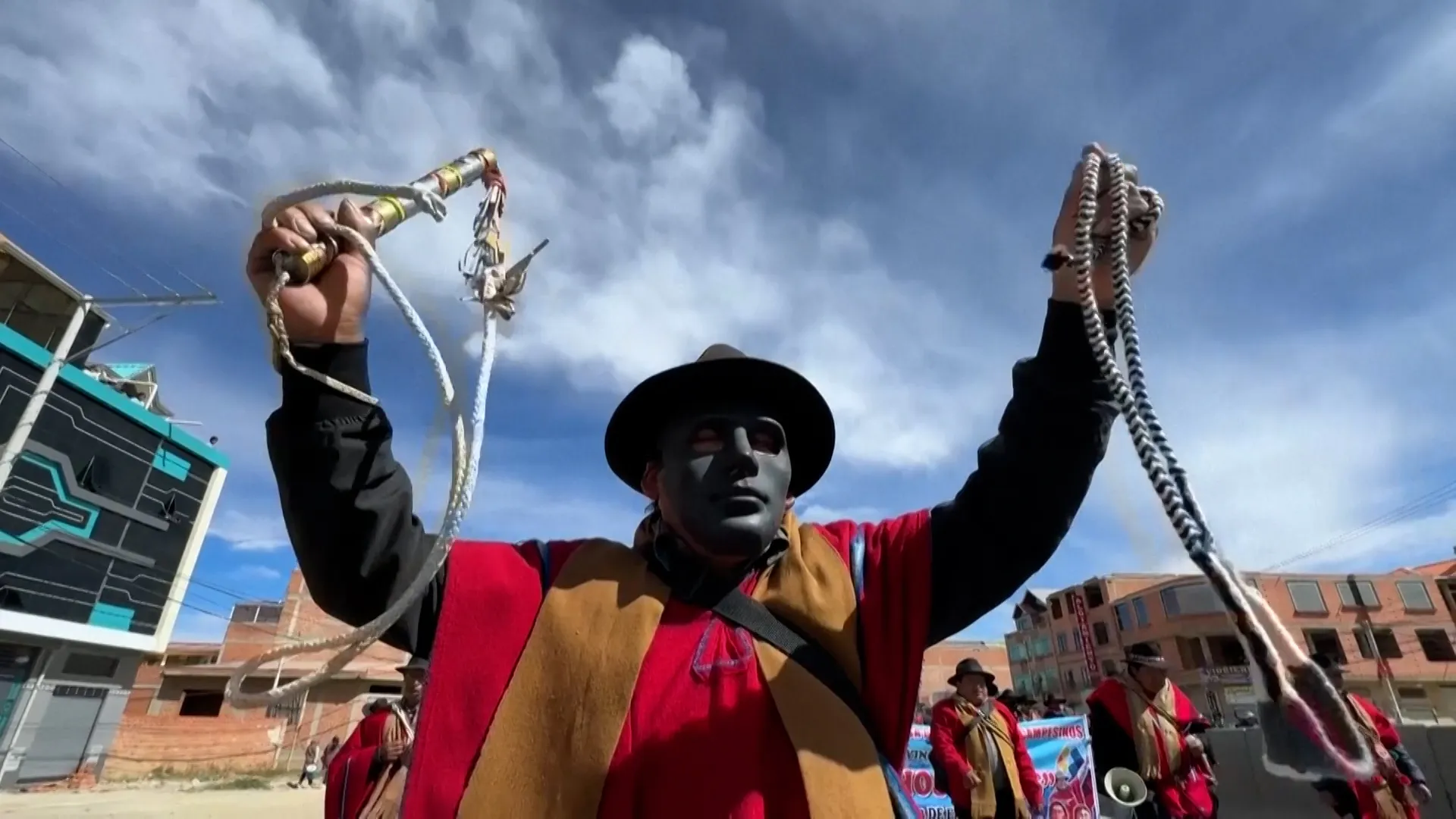 Roads blocked in Bolivia as protesters demand president’s resignation