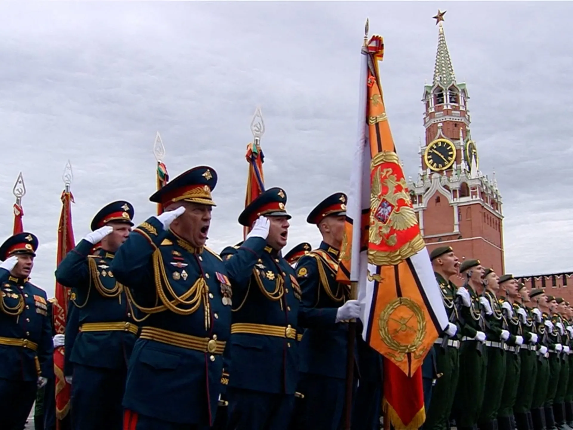 Russia holds downsized Victory Day parade