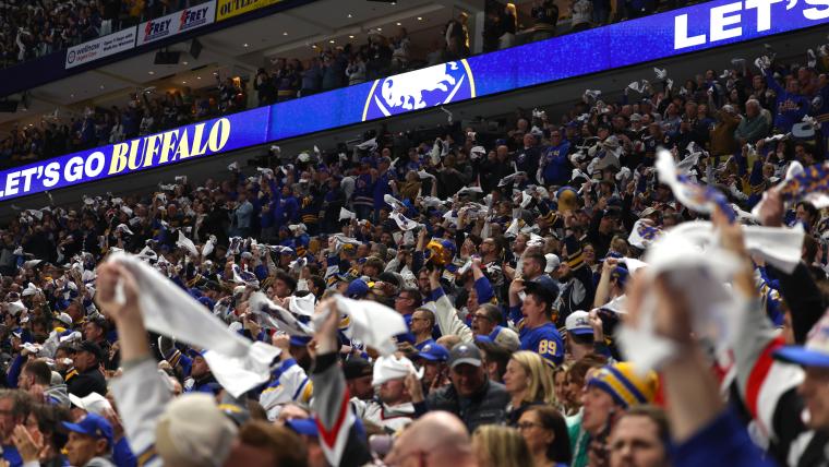 Sabres Blade Gang, explained: Meet the diehard Buffalo fans bringing historic tradition back to NHL playoffs