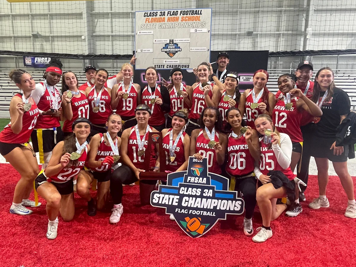 Seminole Ridge flag football makes history with state championship