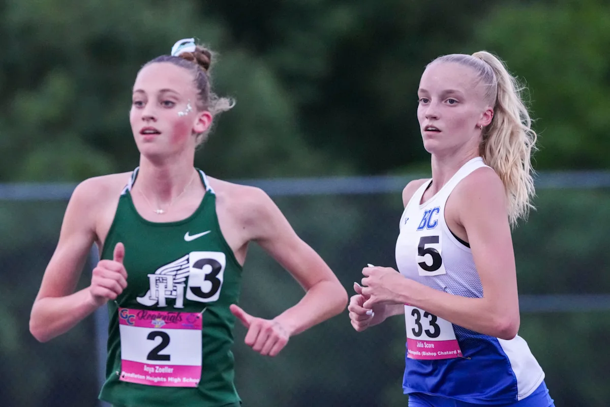Setting a new Score. Bishop Chatard distance runner leaves mark on track and off