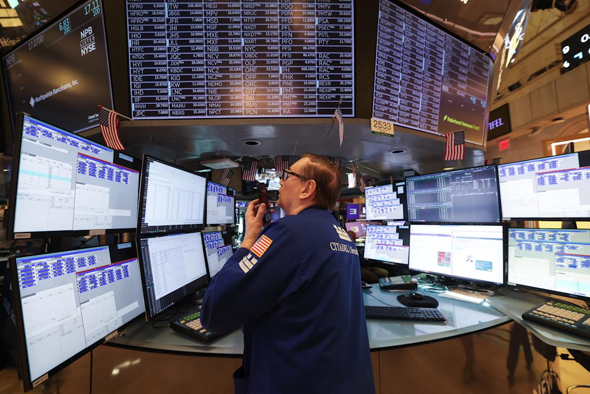 Stock market today: Dow, S&P 500, Nasdaq gain as oil prices fall, bond sell-off eases