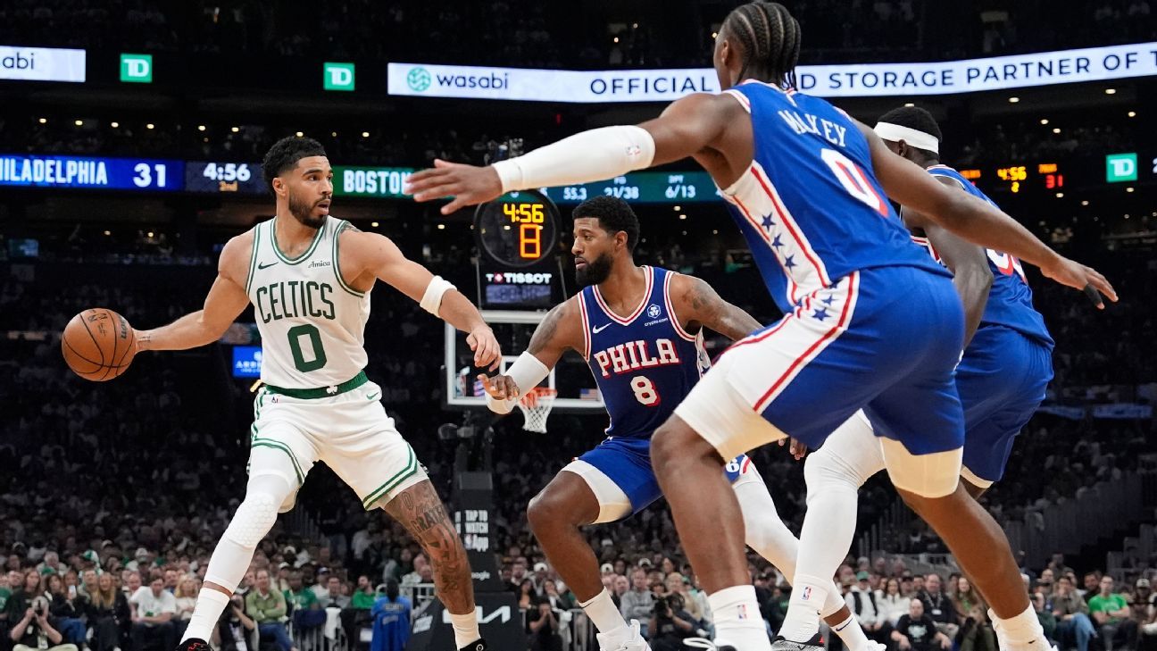 The NBA playoffs' second round is waiting on three...