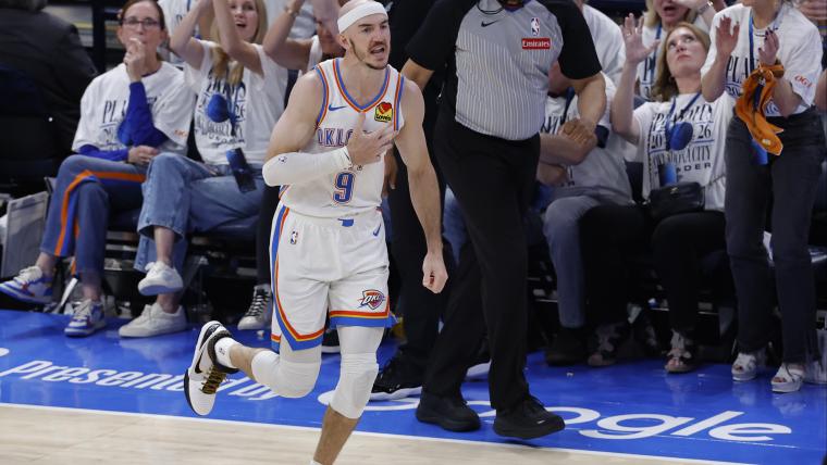 Thunder's Alex Caruso making NBA history as OKC tries to close out Spurs