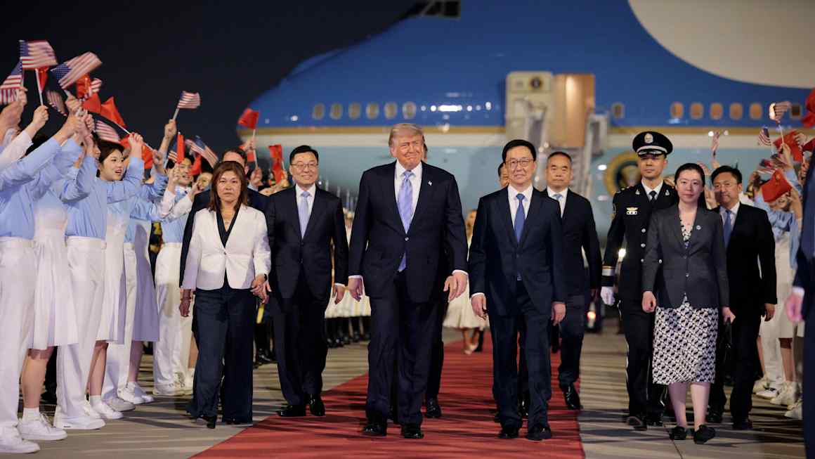 Trump arrives in Beijing demanding Xi ‘open’ China to US business