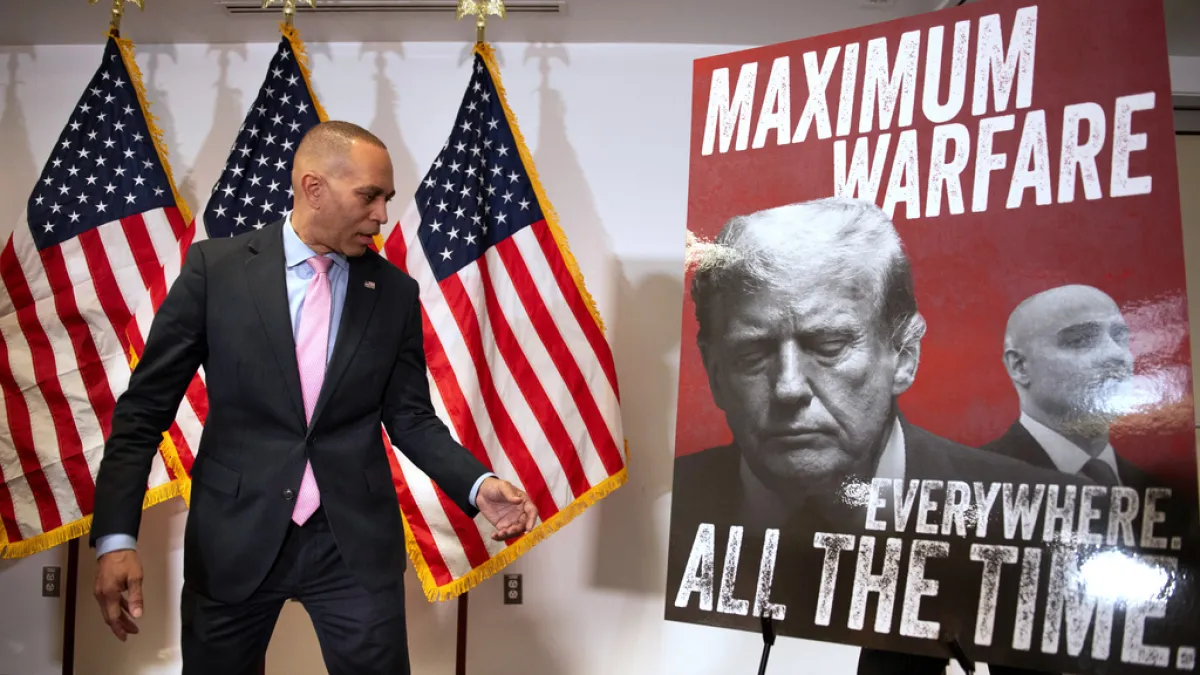 Trump calls for ‘incitement’ charges against top Democrat Hakeem Jeffries