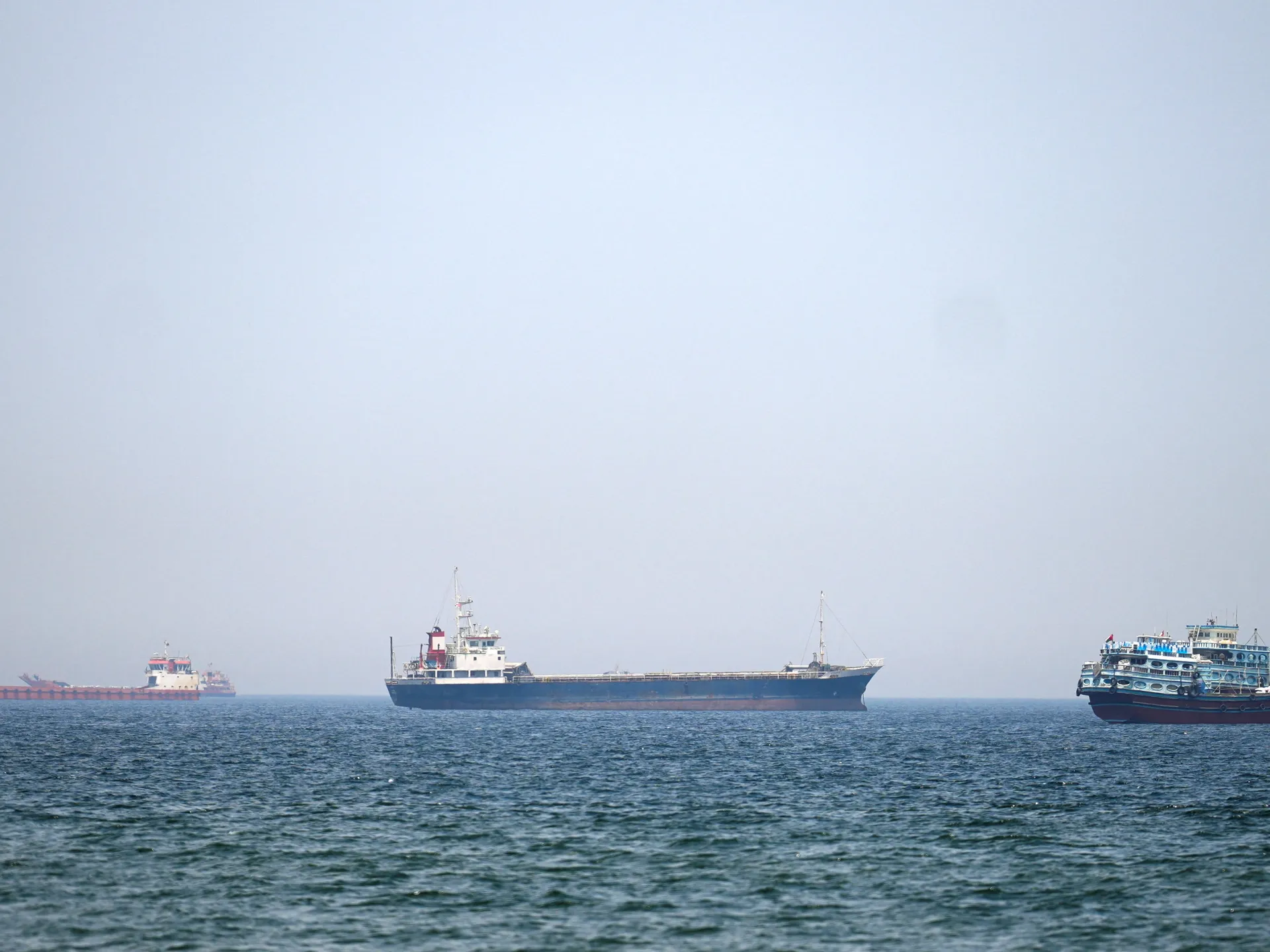 Trump says US will ‘help free up’ ships stuck in Hormuz Strait