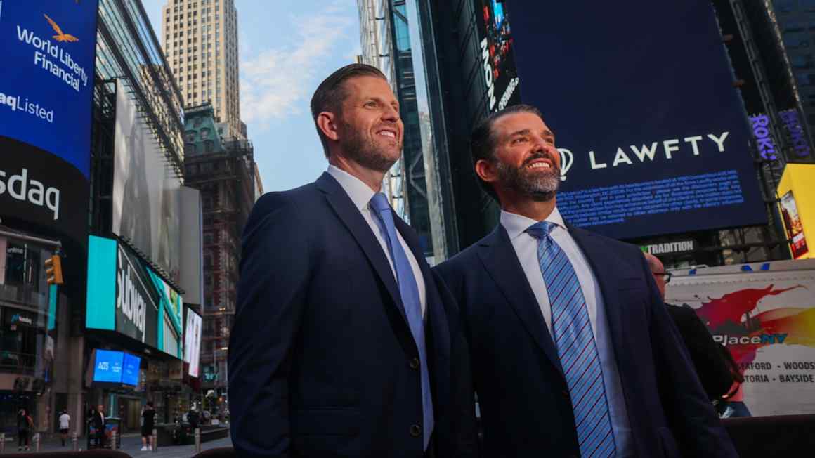 Trump sons back $1bn vehicle targeting sectors championed by US president