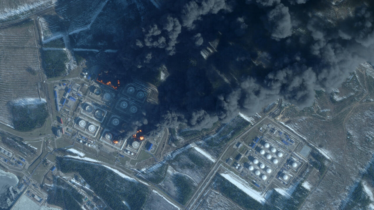 Ukrainian drones strike Russia's Primorsk oil port