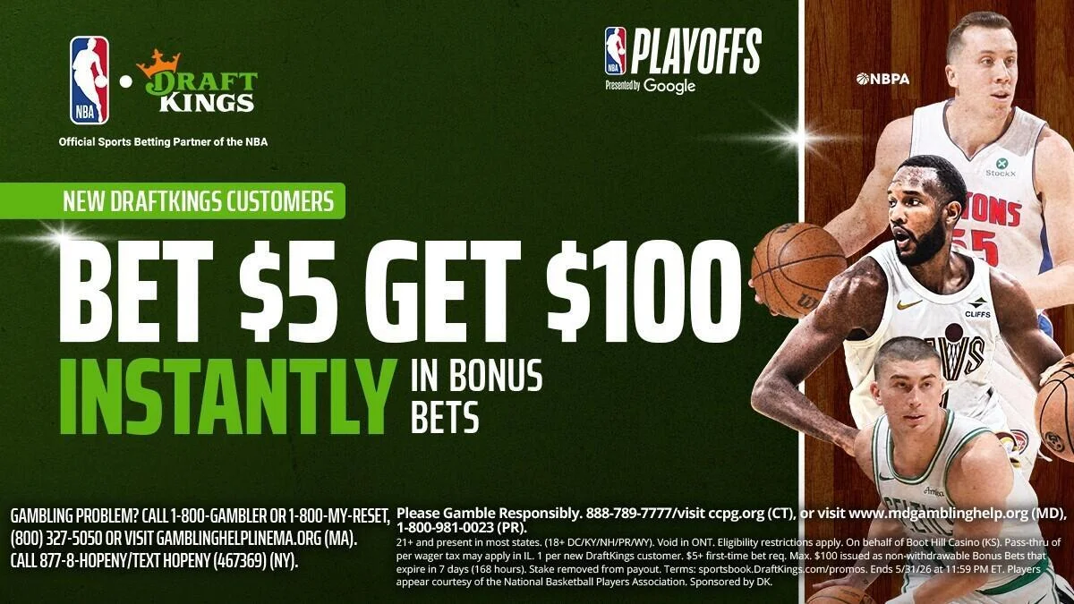 Use DraftKings promo code for $100 bonus bets by targeting Spurs-Thunder, Avalanche-Golden Knights on Tuesday