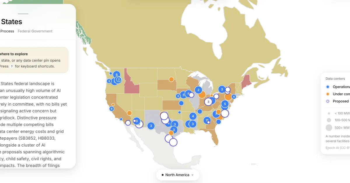 Use this map to find the data centers in your backyard