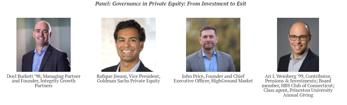 Value Creation Plans – Governance in Private Equity: 2nd Princeton CorpGov Forum
