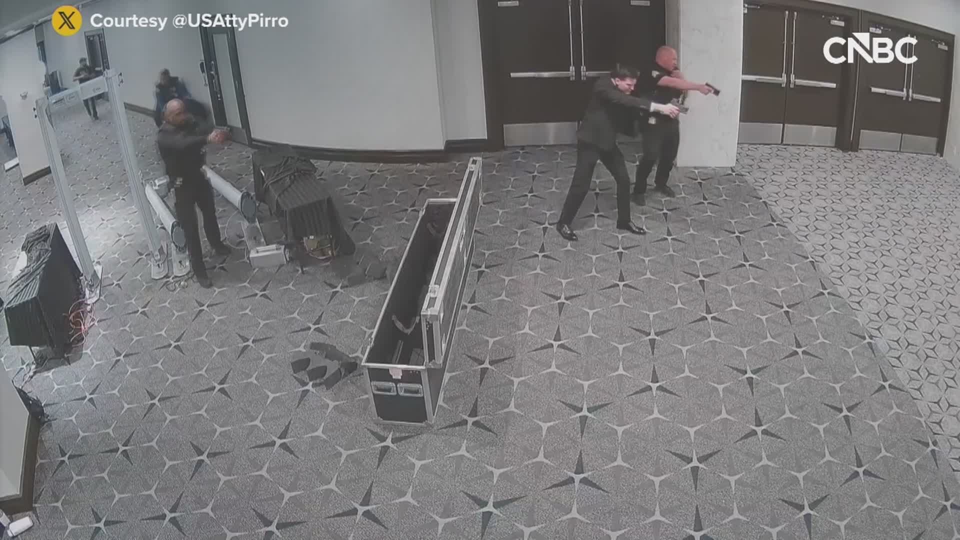 Video shows Cole Allen casing hotel, storming checkpoint in alleged Trump assassination attempt