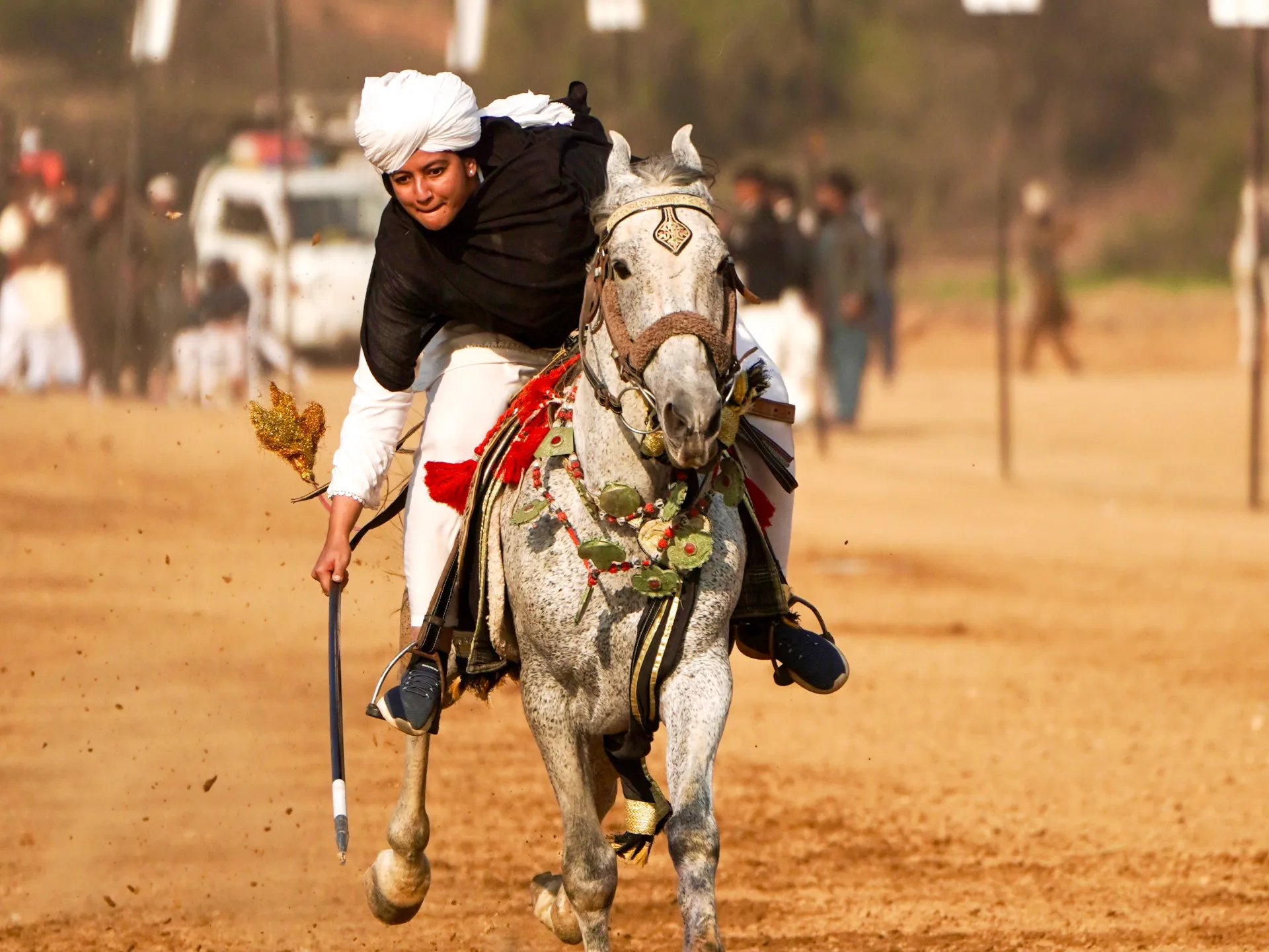 ‘Want equal respect’: Pakistan’s females galloping to glory in tent pegging