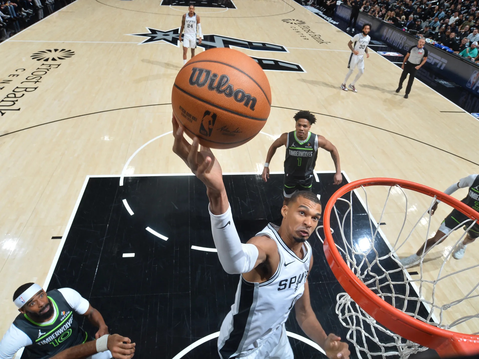 Wembanyama and Spurs rebound to level against Timberwolves in NBA Playoffs