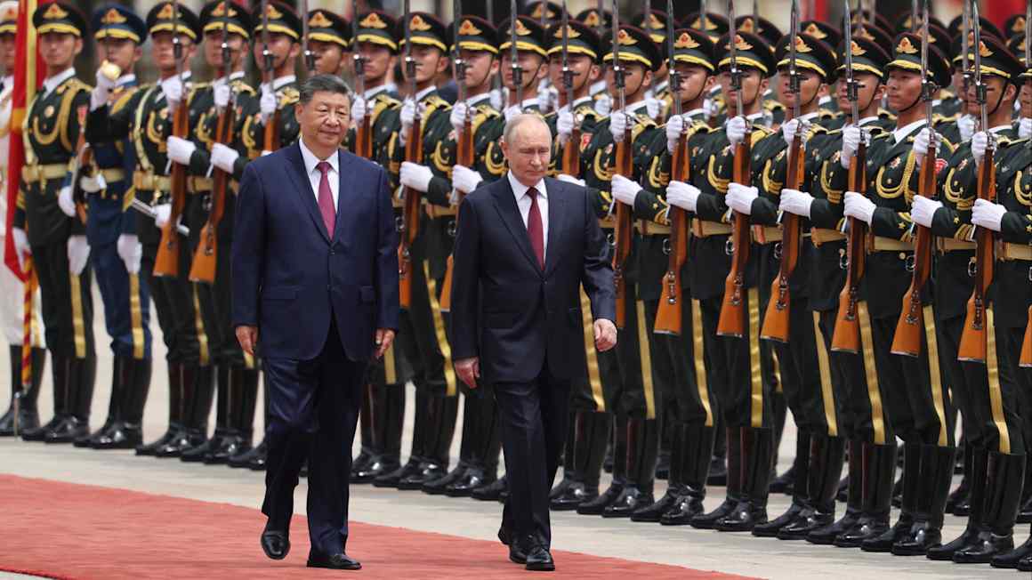 Xi warns of ‘law of the jungle’ in Putin meeting