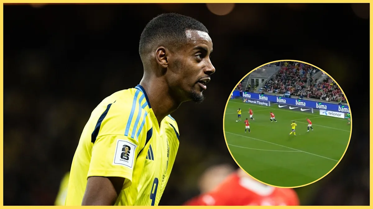 Alexander Isak shows Liverpool fans what they’ve been missing with outrageous goal for Sweden