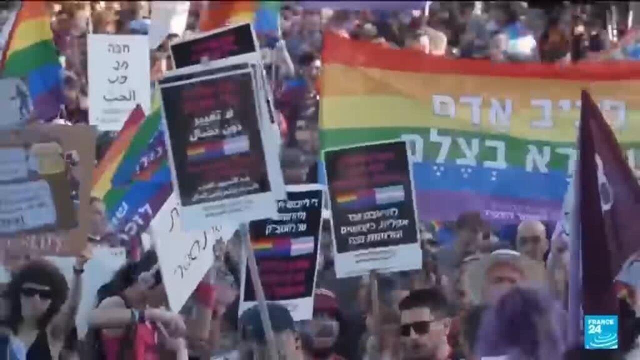 Annual Jerusalem Pride parade marches to Knesset to demand legislative change, equal rights