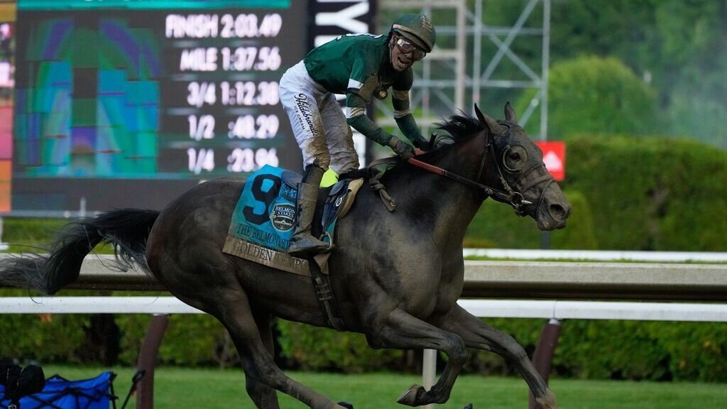 Derby winner Golden Tempo wins at Belmont