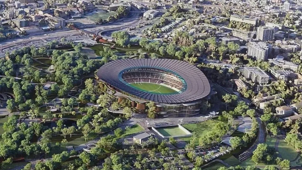 Early works begin on Brisbane’s 2032 Olympic stadium at Victoria Park