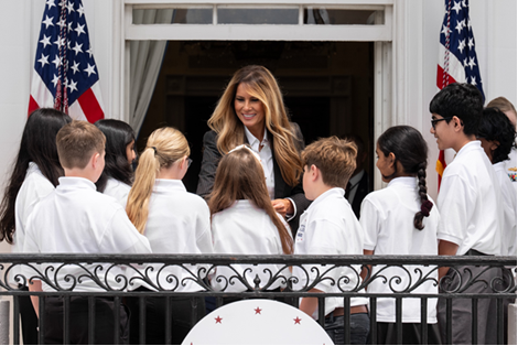 First Lady Melania Trump’s Remarkable Week Empowering Youth through AI Challenge and Fostering the Future Accounts