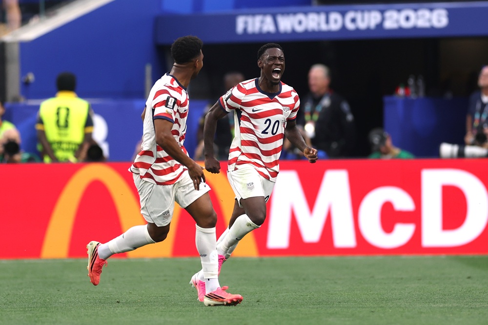 Former Gunner with sell-on clause scores World Cup brace