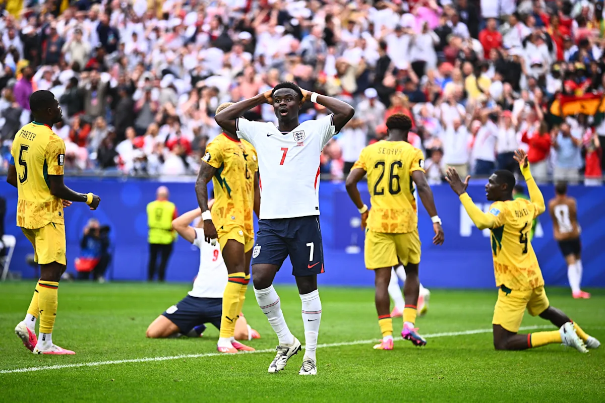 Ghana moves closer to the World Cup knockout rounds after holding England to a 0-0 draw