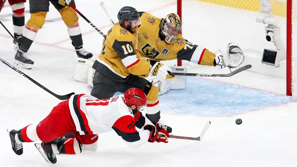 
                        Golden Knights vs. Hurricanes Game 5 parlay: Carolina has retaken momentum, and now Vegas has a goalie problem
                    