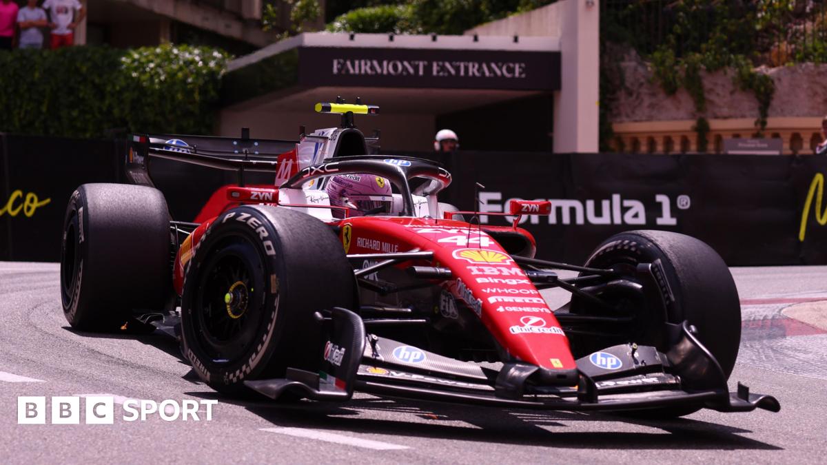 Hamilton fastest as Ferrari dominate Monaco practice