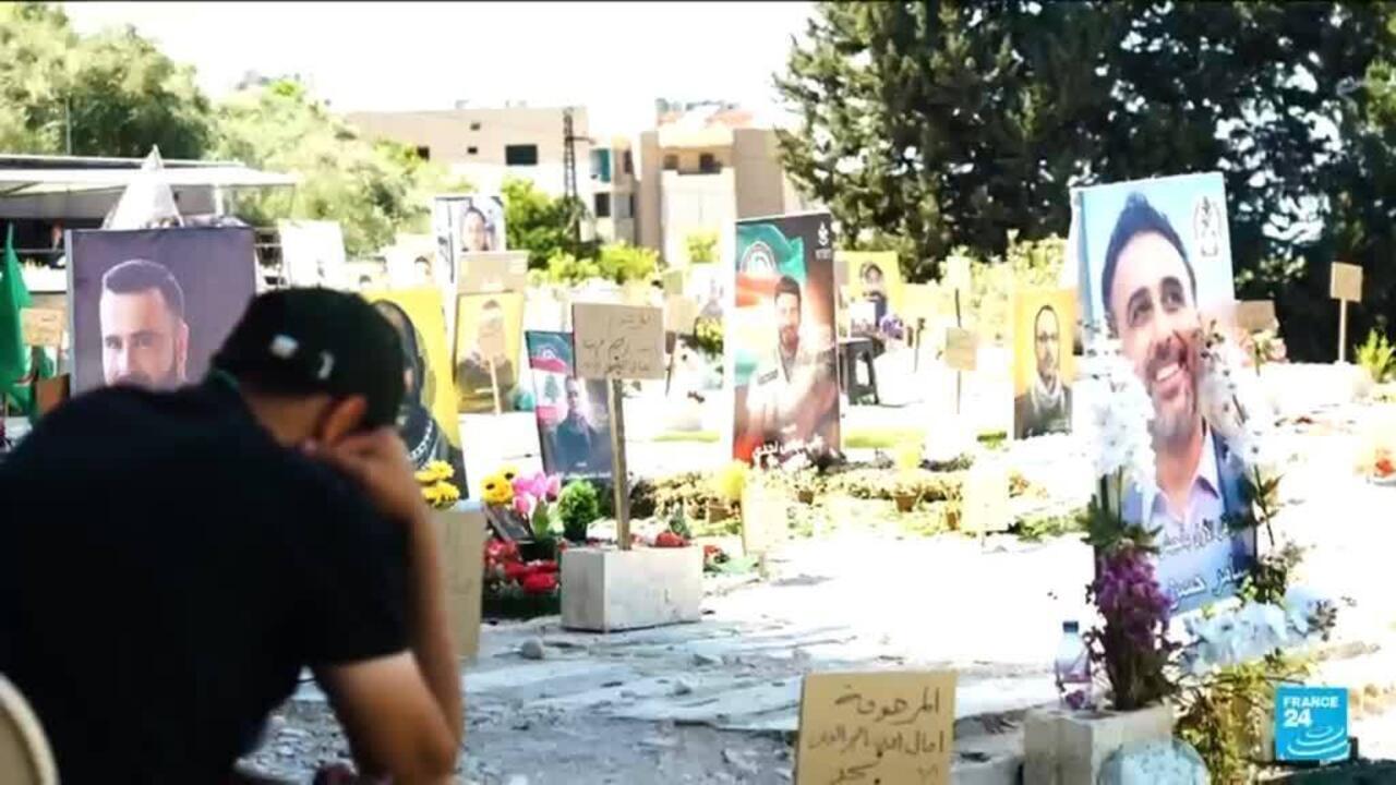 In Lebanon, temporary cemeteries house the dead exiled by the war