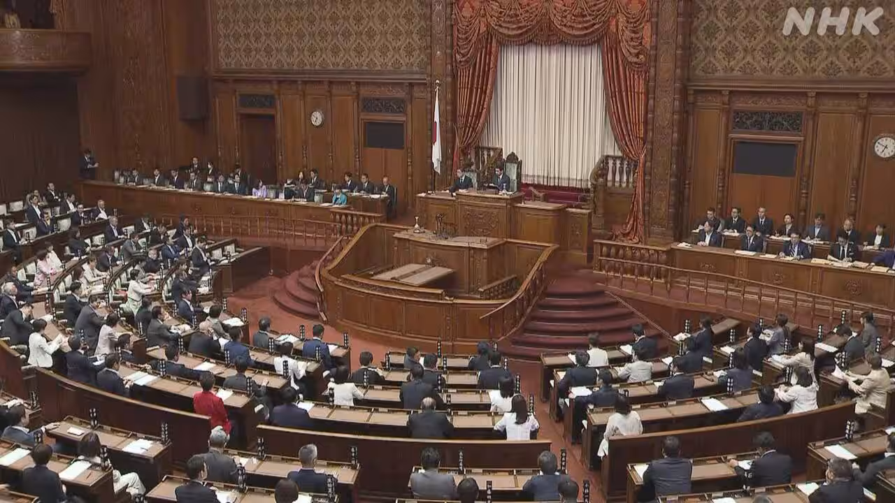 中東情勢を受けた今年度の補正予算 賛成多数で可決・成立