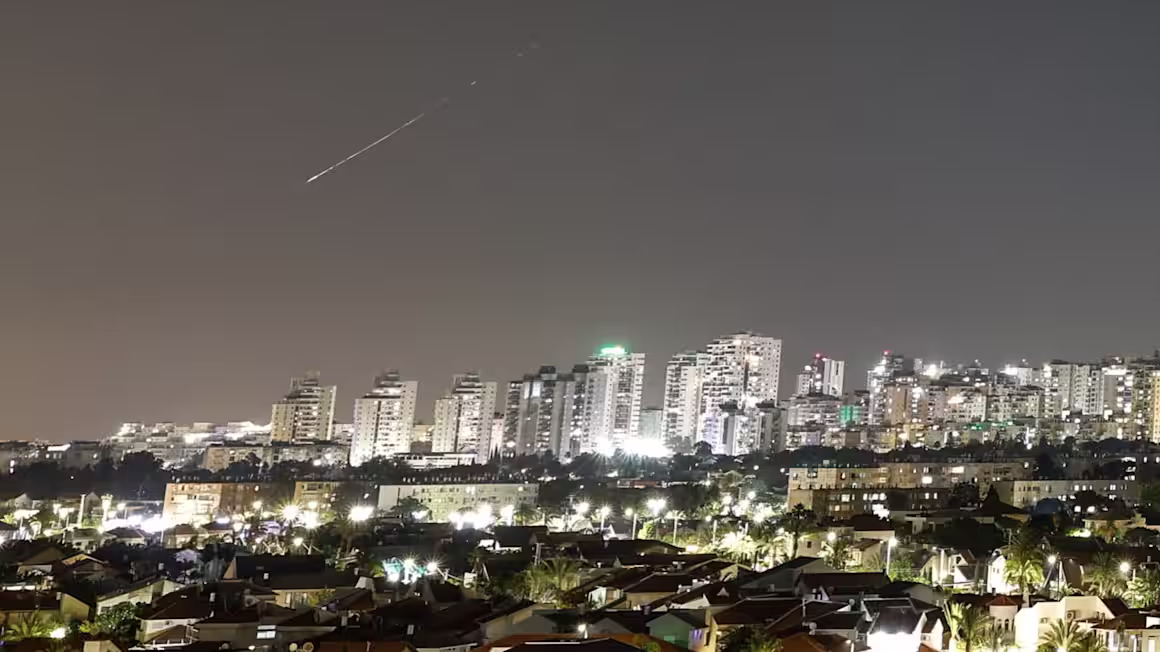 Iran launches ballistic missiles at Israel