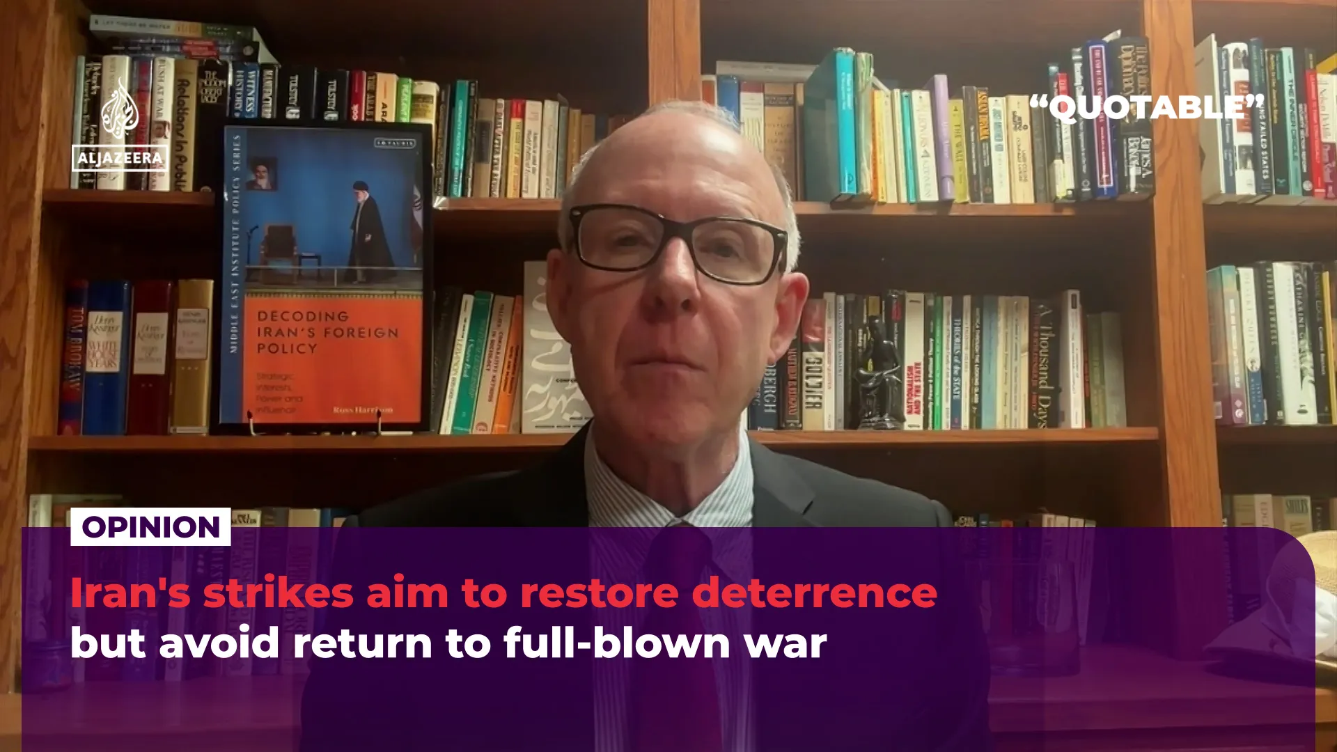 Iran’s attack on Israel aims to restore deterrence but avoid return to war