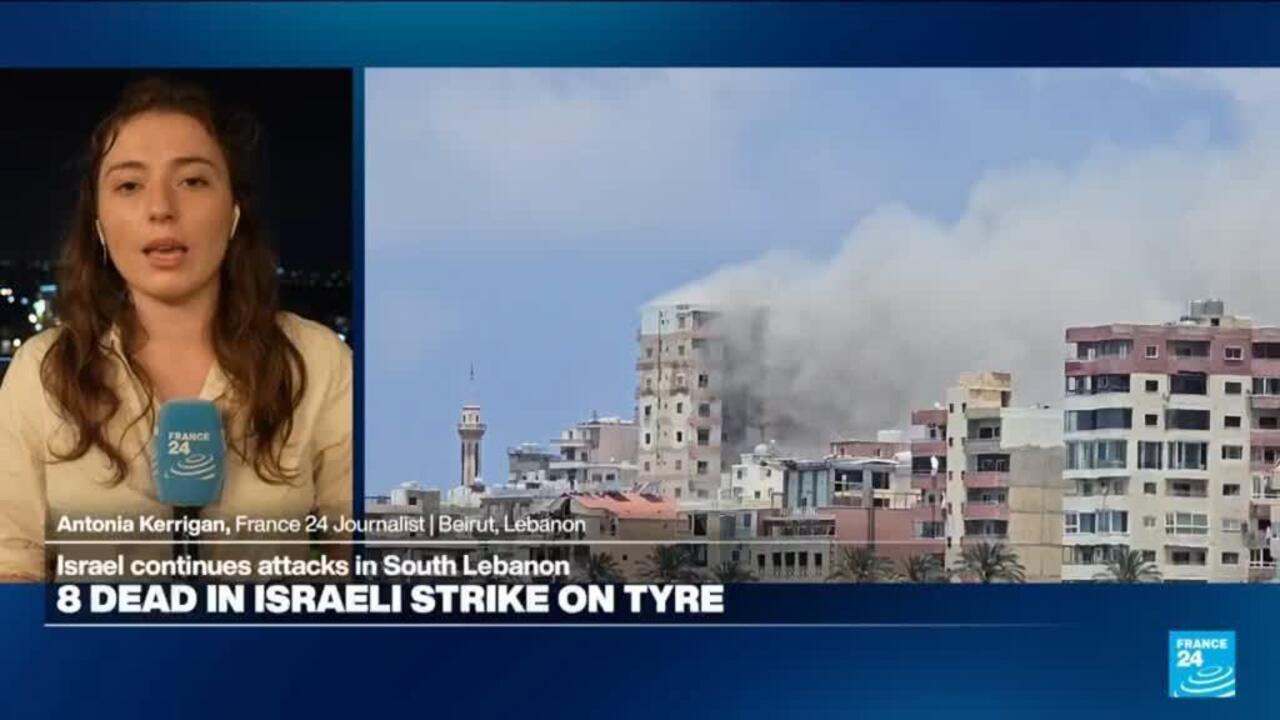 Lebanon says 8 dead in strike on Tyre as Israel keeps up attacks on south