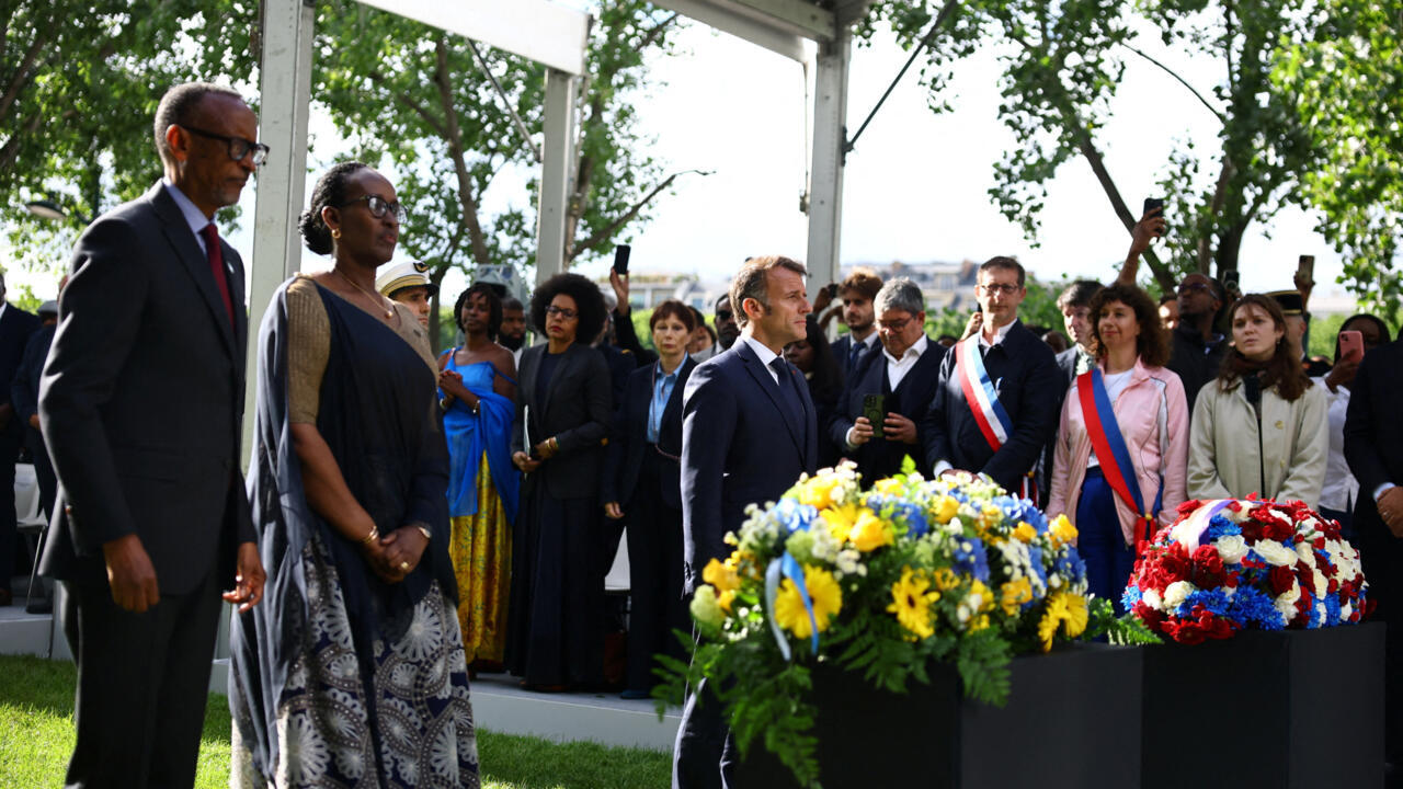 Macron unveils Rwanda genocide memorial in Paris, marking 'quest for truth'