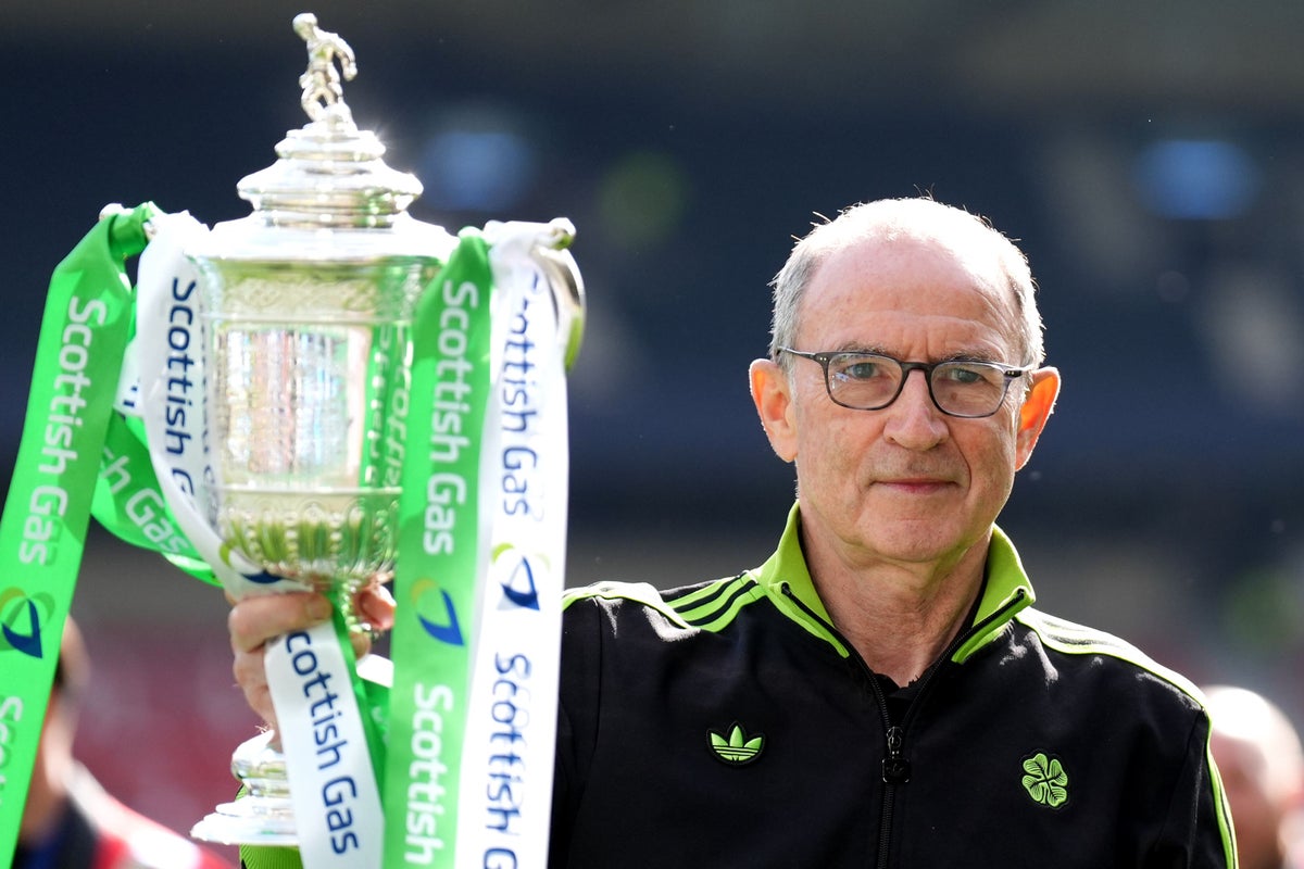 Martin O’Neill staying at Celtic as he signs new contract after league and cup double