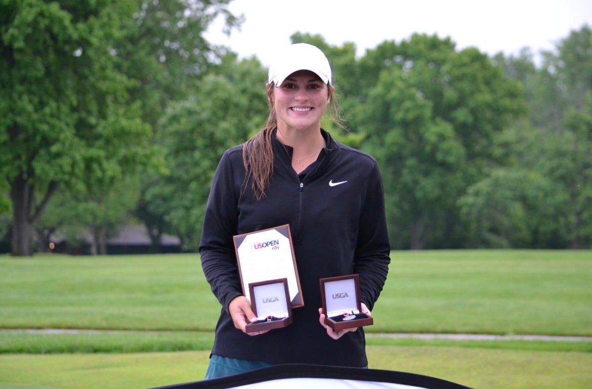 Meet the amateur who took up golf at 15 and is in the U.S. Open