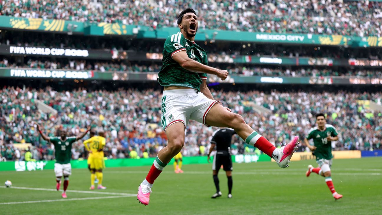 Mexico opens WC with win after record 3 red cards