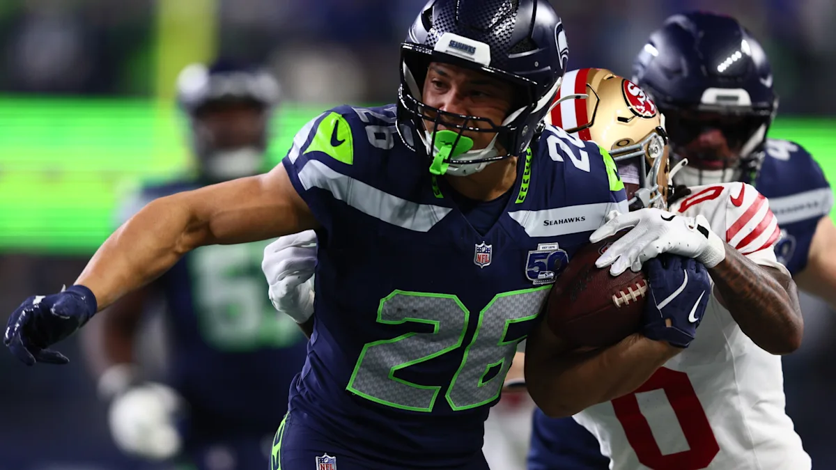 Mike Macdonald on Zach Charbonnet being back for Week 1: "Everything's possible"