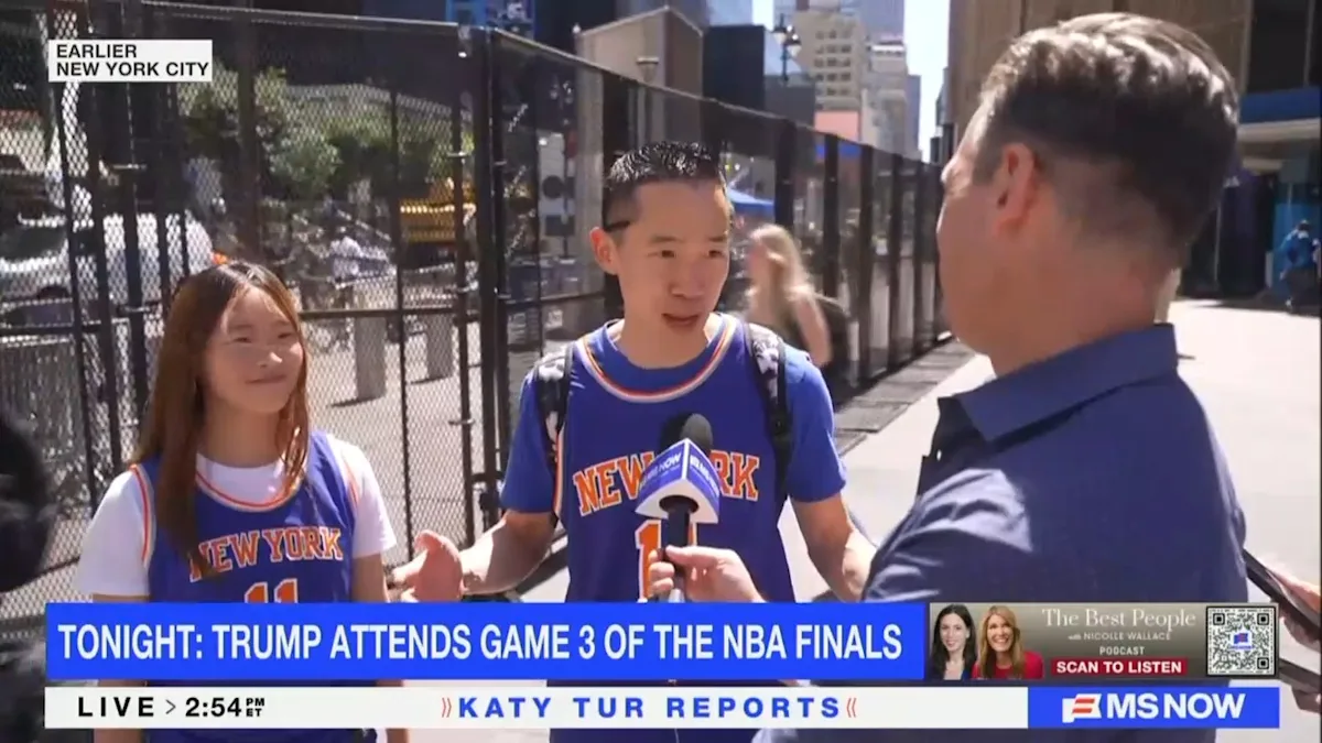 Knicks Fans Tell MS NOW They’re Fine With Trump Going to the Big Game: ‘The More the Merrier’