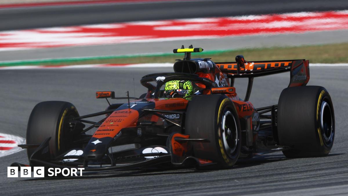Norris heads Russell in Barcelona practice